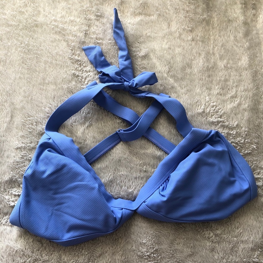 Blue Bikini Top